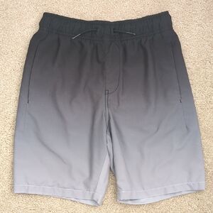 GAP Boys Quick Dry Gray Ombre Athletic Shorts